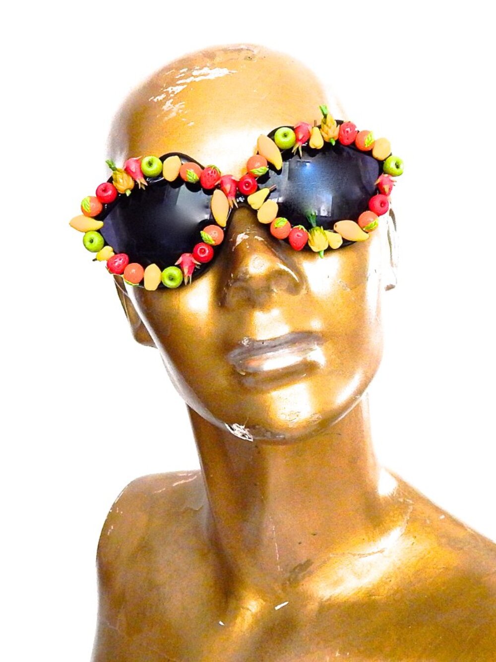 GASOLINE GLAMOUR FRUIT PUNCH HOT LIPS SUNGLASSES 🍓🍋🍊🥭🍐🍍🍎🍏